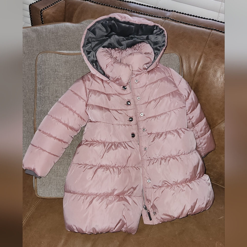 Gulliver outwear  pink winter jacket with hoodie.